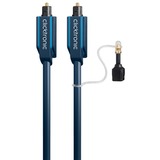 Clicktronic Optische Toslink kabel + 3,5 mm adapter 10 meter