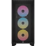 Corsair 3000D Airflow RGB midi tower behuizing Zwart | 2x USB-A | RGB | Tempered Glass