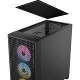 Corsair 3000D Airflow RGB midi tower behuizing Zwart | 2x USB-A | RGB | Tempered Glass