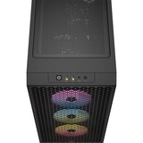 Corsair 3000D Airflow RGB midi tower behuizing Zwart | 2x USB-A | RGB | Tempered Glass