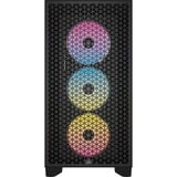 Corsair 3000D RGB AIRFLOW midi tower behuizing Zwart | 2x USB-A | RGB | Tempered Glass