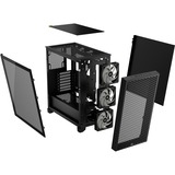 Corsair 3000D RGB AIRFLOW midi tower behuizing Zwart | 2x USB-A | RGB | Tempered Glass