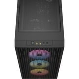 Corsair 3000D RGB AIRFLOW midi tower behuizing Zwart | 2x USB-A | RGB | Tempered Glass