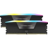 Corsair 32GB DDR5-6000 (2x16GB) Kit werkgeheugen Zwart, CMH32GX5M2B6000C38, Vengeance RGB, XMP