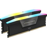 Corsair 32GB DDR5-6000 (2x16GB) Kit werkgeheugen Zwart, CMH32GX5M2B6000C38, Vengeance RGB, XMP