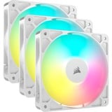 Corsair RS120 ARGB case fans Wit, 3 stuks, 120 x 120 x 25 mm, PWM