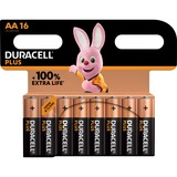 Duracell Plus Alkaline AA-batterijen 16 stuks
