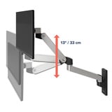Ergotron LX Pro Muur Monitorarm Aluminium