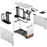 Fractal Design Terra mini tower behuizing Zilver/houtkleur | 1x USB-A | 1x USB-C