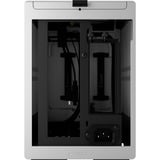 Fractal Design Terra mini tower behuizing Zilver/houtkleur | 1x USB-A | 1x USB-C