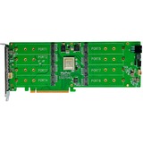 HighPoint SSD7540 PCIe Gen4 8x M.2 NVMe controller 