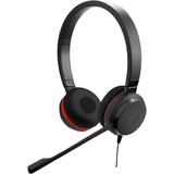 Jabra Evolve 20 SE on-ear headset Zwart