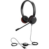 Jabra Evolve 20 SE on-ear headset Zwart