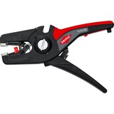 KNIPEX PreciStrip16 Automatische afstriptang Zwart/rood, geïntegreerde draadsnijder