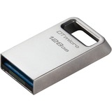 Kingston DataTraveler Micro 128 GB usb-stick Zilver, DTMC3G2/128GB, USB 3.2 Gen 1