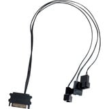 Lian Li UNI FAN SL120 LCD Wireless RGB case fans Zwart, 3 stuks, 120 x 124.5 x 28 mm, PWM