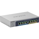 Netgear 8-poorts multi-Gigabit (2,5G) Ethernet Ultra60 PoE++ Smart switch Grijs, 230W PoE‑budget met 4 PoE++ en 4 PoE+, MS108TUP-100EUS