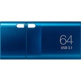 SAMSUNG Type-C 64 GB usb-stick Blauw, MUF-64DA/APC, USB-C 3.2 Gen 1 (5 Gbit/s)