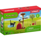 Schleich Farm World - Wandeling met een schattig katje speelfiguur 