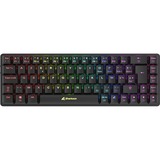 Sharkoon PureWriter W65 RGB mechanisch toetsenbord Zwart, BE lay-out (AZERTY), Kailh Choc V2 Low Profile Brown, 65%