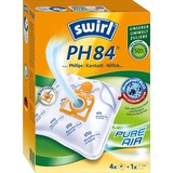 Swirl PH84 Pure Air  stofzuigerzak 4 zakken, luchtafvoerfilter