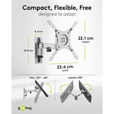 goobay TV Wall Mount Caravan FULLMOTION (M), 13 to 43 inch wandmontage  Zilver
