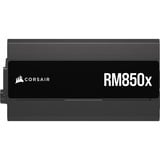 Corsair RM850x (2025), 850 Watt voeding  Zwart, 1x 12VHPWR, 3x PCIe, kabelmanagement