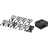 Corsair RM850x (2025), 850 Watt voeding  Zwart, 1x 12VHPWR, 3x PCIe, kabelmanagement