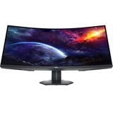 Dell S3422DWG 34" Curved UltraWide gaming monitor Zwart, 2x HDMI, 1x DisplayPort, 4x USB-A 3.2 (5 Gbit/s), 144 Hz