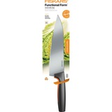 Fiskars Functional Form Groot koksmes 199 mm Zwart/roestvrij staal, Japans roestvrij staal | handvat met SoftGrip