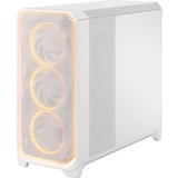 Fractal Design Meshify 3 XL Ambience Pro RGB big tower behuizing Wit | 2x USB-A | 1x USB-C | RGB | Tempered Glass