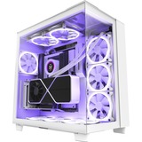 NZXT H9 Elite midi tower behuizing Wit | 2x USB-A | 1x USB-C | RGB | Tempered Glass