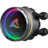 Sharkoon S90 RGB waterkoeling Zwart, 4-pins PWM fan-connector