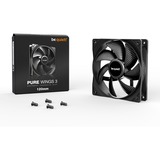 be quiet! Pure Wings 3 case fan Zwart, 120 x 120 x 25 mm