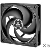 ARCTIC P12 case fans Zwart, 5 stuks, 120 x 120 x 25 mm
