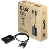 Club 3D DisplayPort to Dual Link DVI-D HDCP OFF version Active Adapter for Apple Cinema Displays Zwart