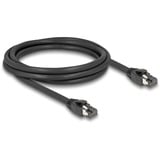 DeLOCK Netwerkabel S/FTP, RJ-45 met Cat.8.1 Zwart, 2 meter