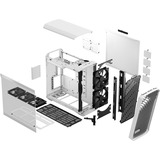 Fractal Design Torrent White TG Clear Tint midi tower behuizing Wit | 2x USB-A | 1x USB-C | Tempered Glass