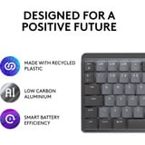 Logitech MX Mechanical Mini toetsenbord Zwart, US-International lay-out (QWERTY), GL Tactile, 80% (TKL), Bluetooth