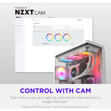 NZXT F120 RGB case fan Wit, 120 x 120 x 25 mm, PWM