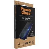 PanzerGlass iPhone 13 Pro Max - Privacy beschermfolie Zwart/zwart