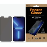 PanzerGlass iPhone 13 Pro Max - Privacy beschermfolie Zwart/zwart