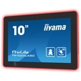 iiyama ProLite TW1025LASC-B1PNR 10.1" Public Display Zwart, 2x USB-A, USB-C, RJ-45