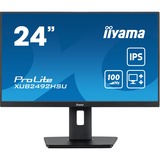 iiyama ProLite XUB2492HSU-B6 23.8" monitor Zwart, HDMI, DisplayPort, USB, Audio