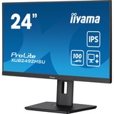 iiyama ProLite XUB2492HSU-B6 23.8" monitor Zwart, HDMI, DisplayPort, USB, Audio