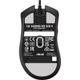 ASUS TUF Gaming M3 Gen II gaming muis Zwart, 8000 dpi, RGB leds