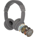 Buddyphones Play+ headset Grijs