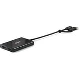 Club 3D USB-C naar USB-A adapter naar 2x HDMI splitter Zwart, DisplayLink