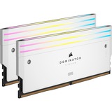 Corsair 32 GB DDR5-6400 Kit werkgeheugen Wit, CMP32GX5M2B6400C32W, Dominator Titanium RGB, XMP