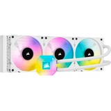 Corsair iCUE H150i Elite Capellix Liquid White waterkoeling Wit, 4-pins PWM fan-connector